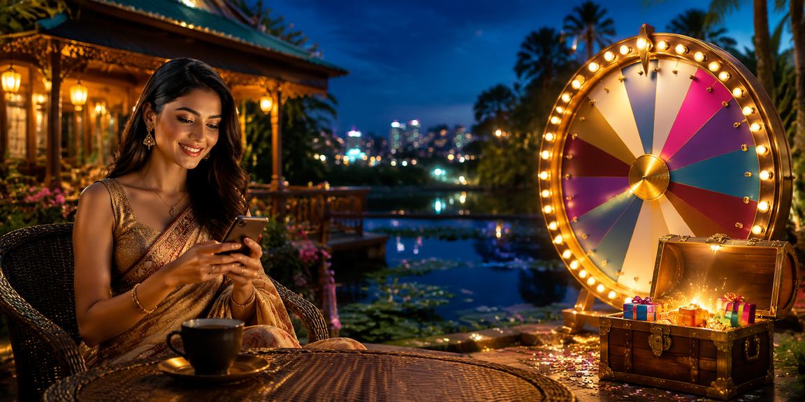 A user from Bandarban is playing 209 Lucky Draw on their smartphone