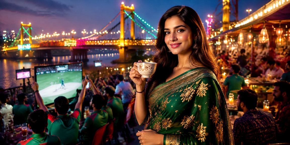 বরিশালের রাতের বাজারে ক্রিকেট বেটিং উপভোগ করছেন একজন ব্যবহারকারী